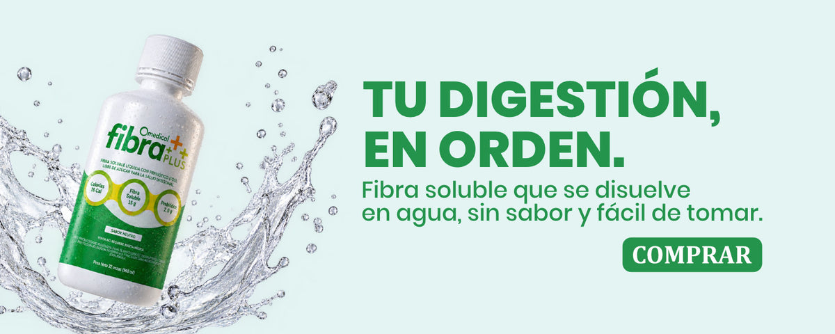 Omedical Fibra Plus: fibra soluble líquida con efecto prebiótico