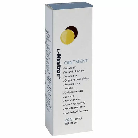Estuche de L-Mesitran Ointment, pomada de miel médica para heridas, 20 g